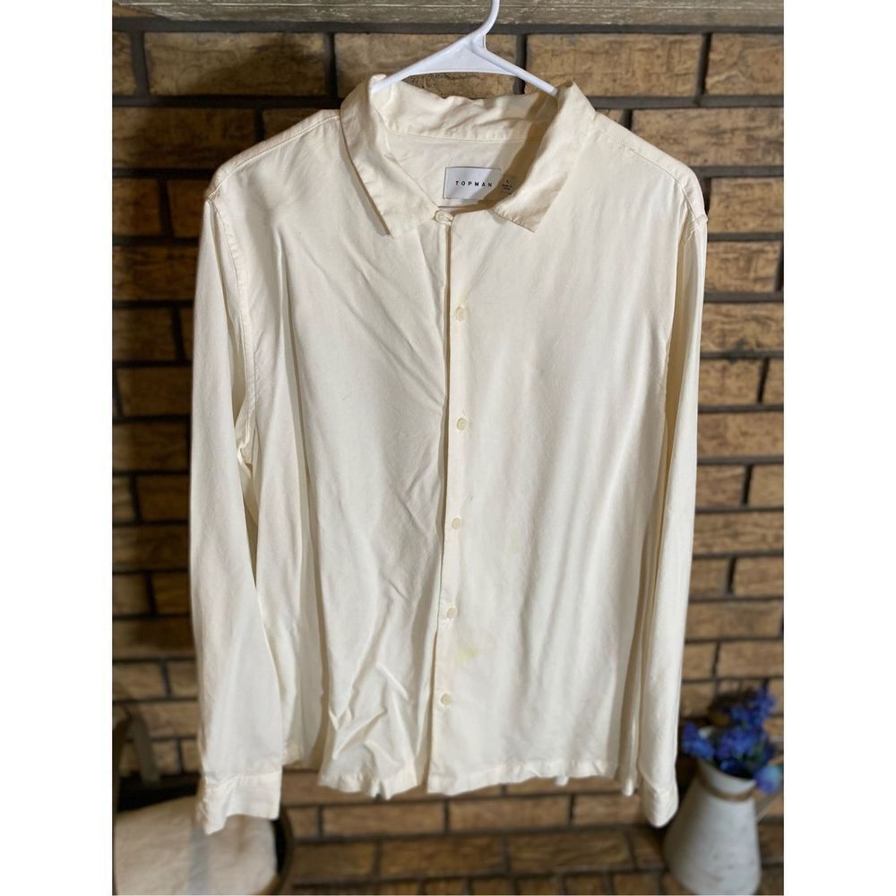 ‎TopMan Men’s Button Down Shirt
